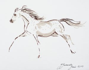Otwarcie wystawy Justyny Jaszczewskiej pt. „Konie i drzewa”