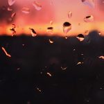 Konkurs fotograficzny Powidoki #ZostańwDomu, krople deszczu na szybie