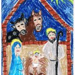 kartka świąteczna ze Św. Rodziną