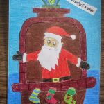 kartka świąteczna z Mikołajem
